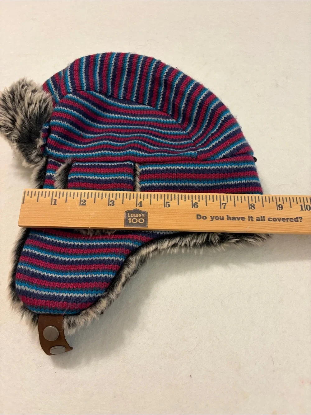 Pistil Elmer Fudd/ Trapper hat with fur trim